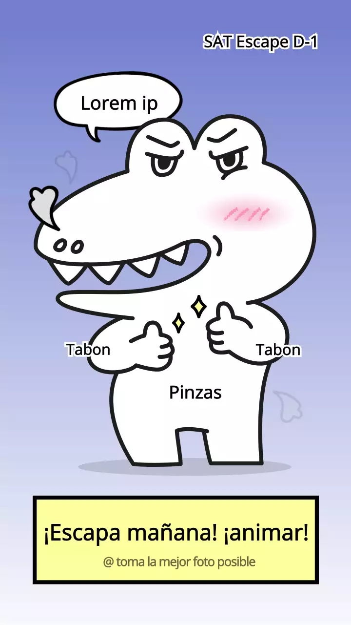 Frases de animación del SAT con un concepto de notable alto