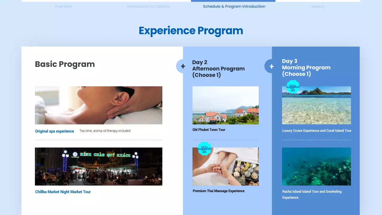 Blue Modern Honeymoon Proposal Presentation