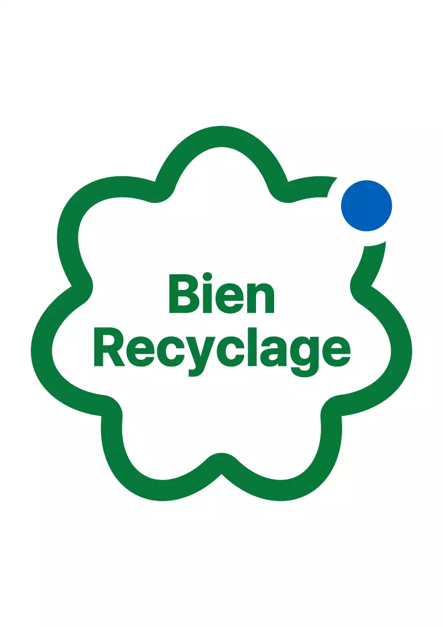 Combinaison simple d'icônes et de textes en vert et bleu Campagnes vertes