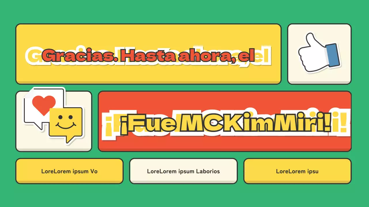 Un portafolio para artistas de la industria del espectáculo con un simpático concepto de pegatinas rojas y verdes