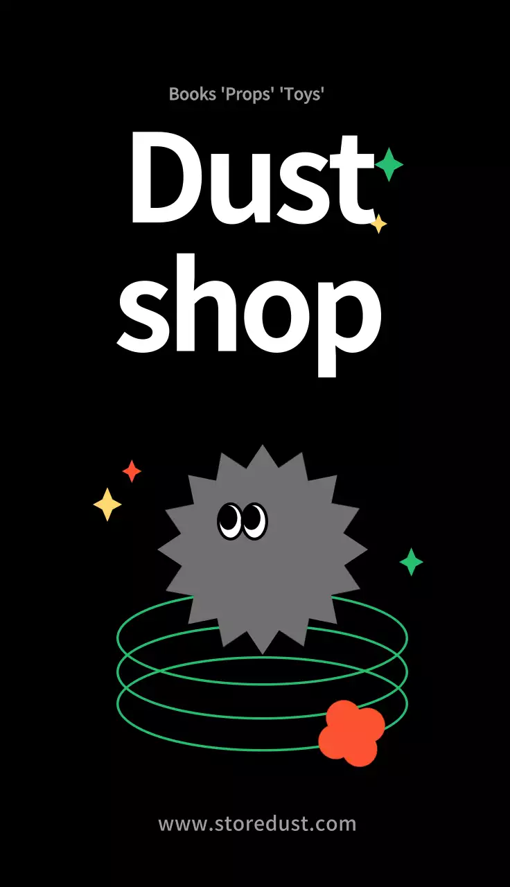 Cartão de visita de propaganda de loja moderna preta