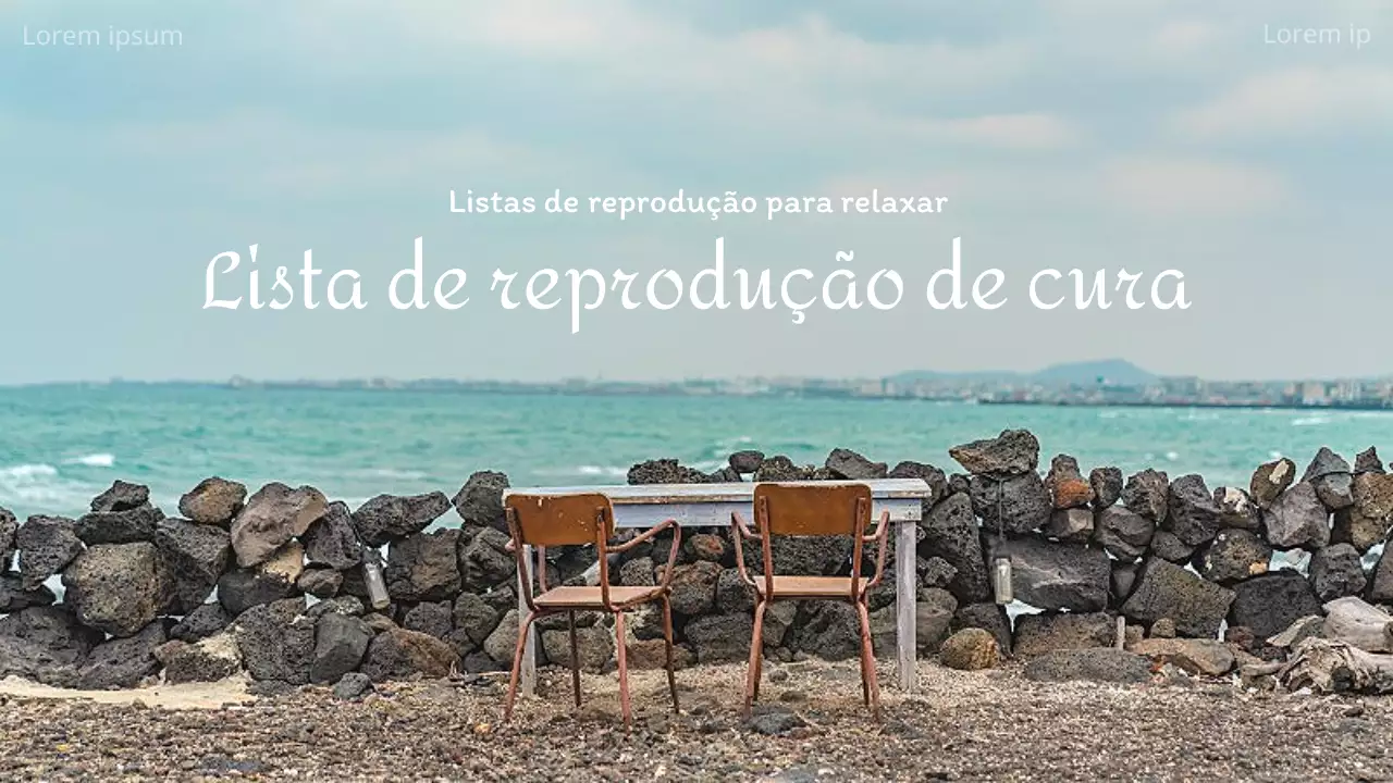 Cenário relaxante e isolado à beira-mar Lista de reprodução de música relaxante Miniatura do YouTube