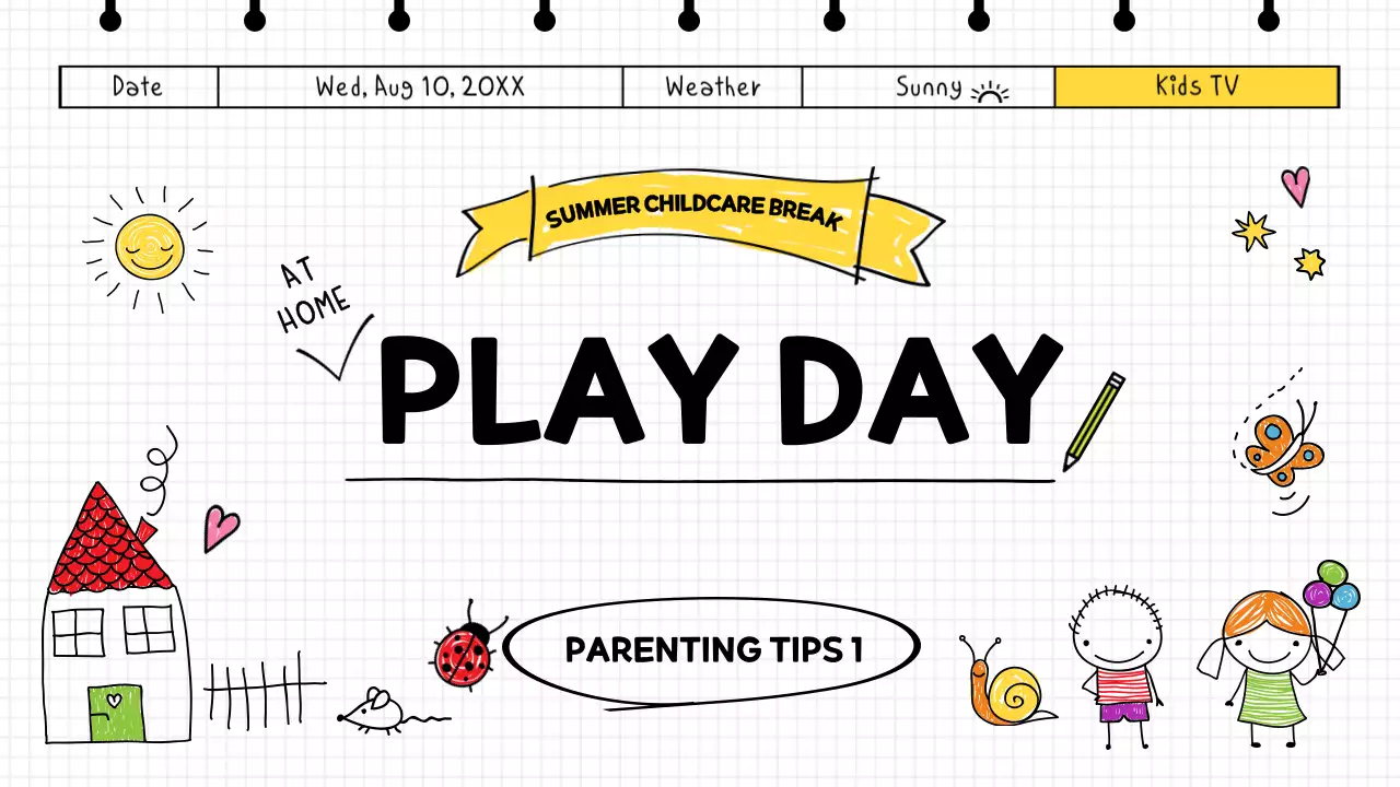Yellow Playful Childcare Guide YouTube Thumbnail
