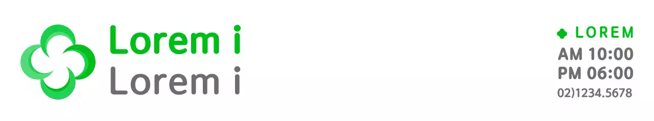 Gaya logo simbol garis bidik empat daun yang modern, bulat, dan berwarna hijau dan abu-abu Menginformasikan dan mempromosikan informasi asuransi