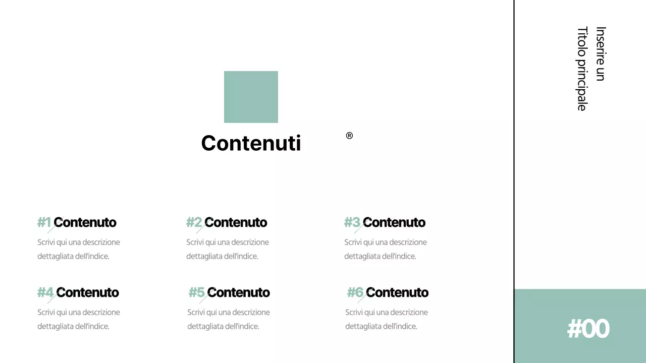 Chip colorato, verde