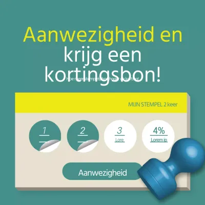 Kom opdagen en krijg een kortingsbon!