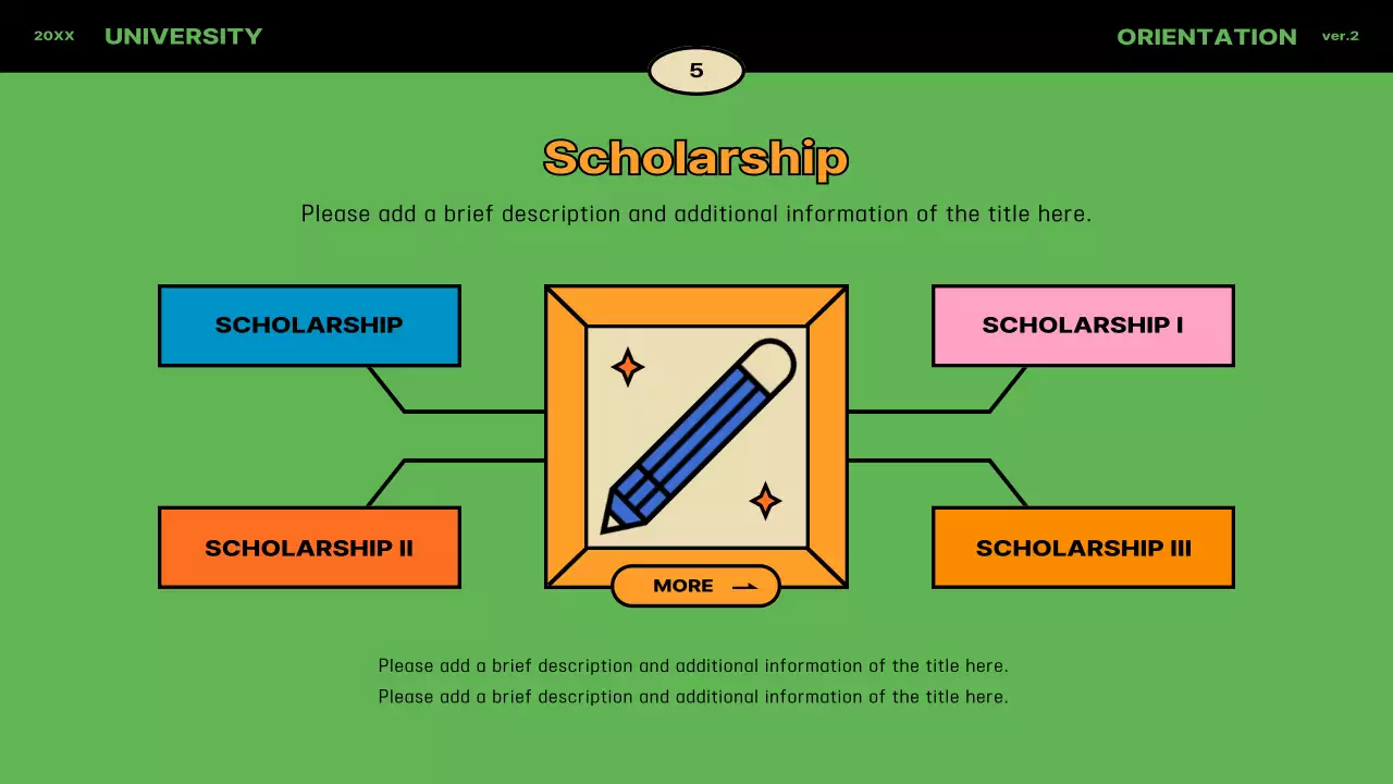 Blue Modern University Guide Presentation