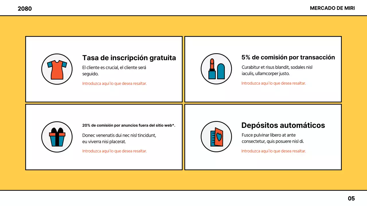 Guía para crear un mercado de colores