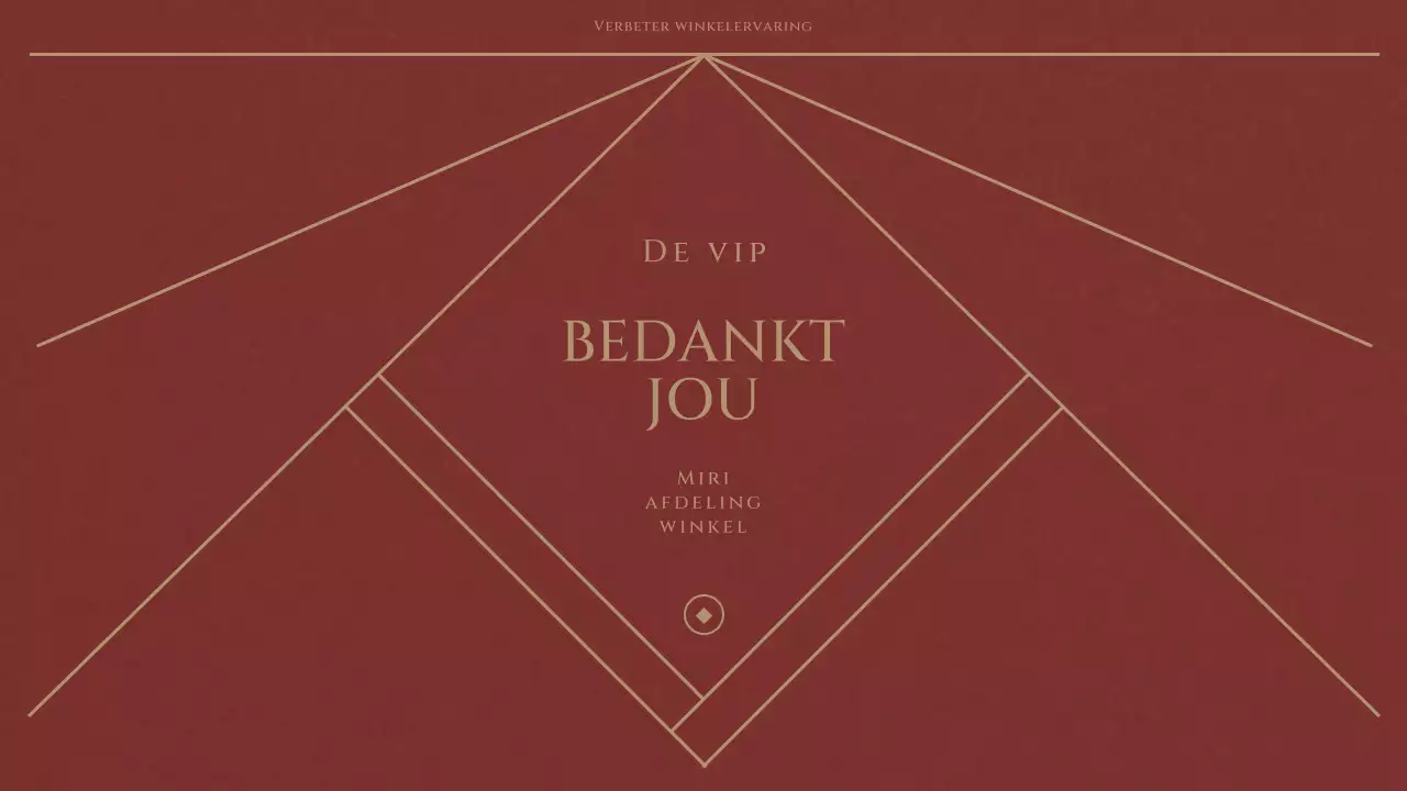 Een luxueuze VIP-club van een warenhuis in rood en marineblauw