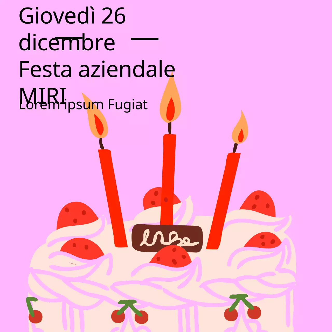 Un post su una festa di Capodanno kitsch in rosa e rosso