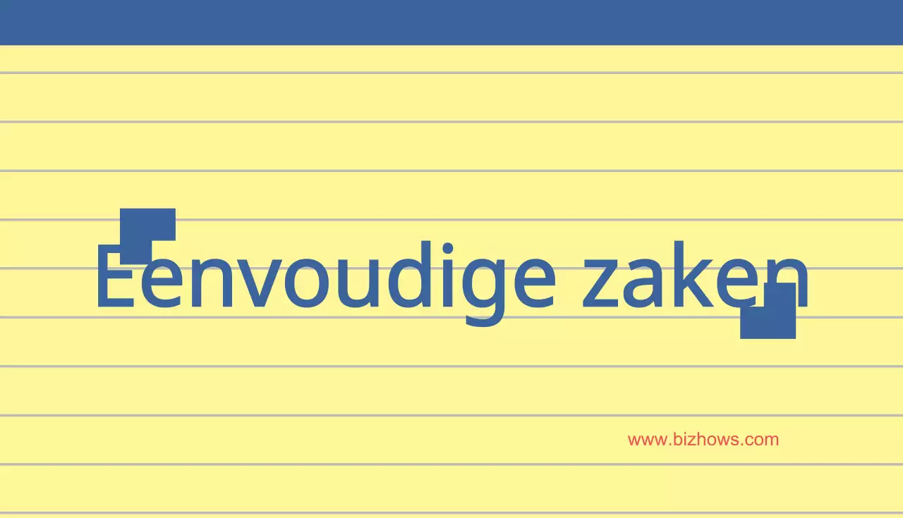 Opmerkingen Zakelijk