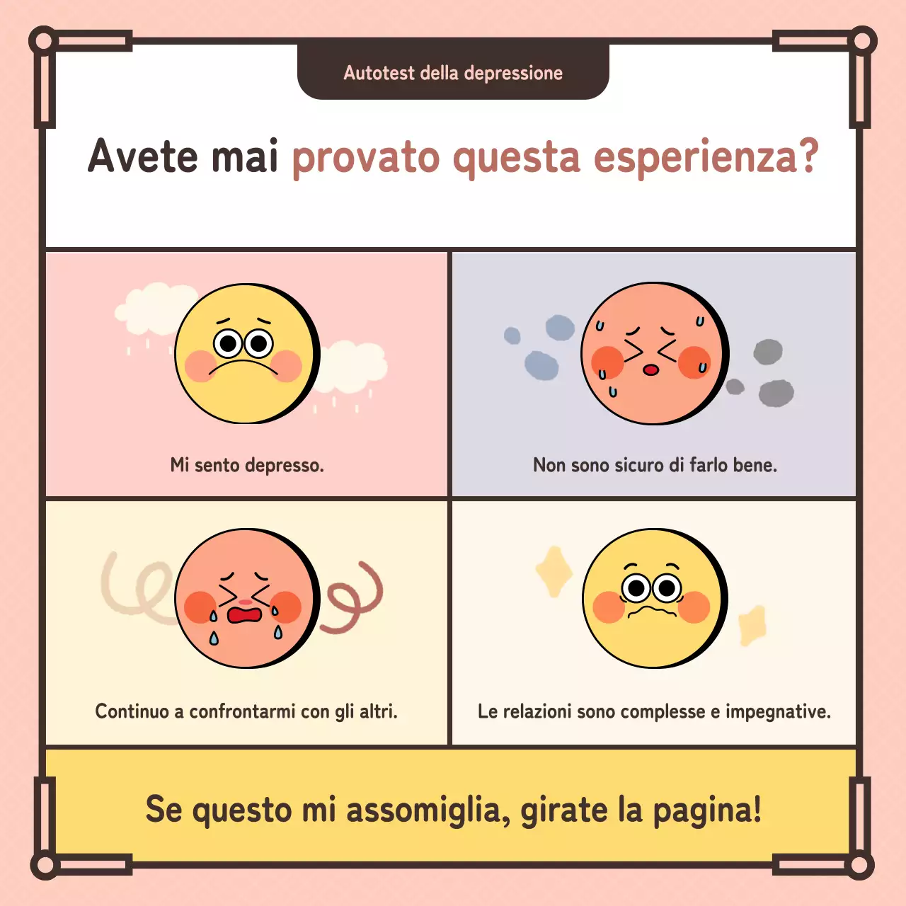 Illustrazione rosa pastello per la promozione di un centro di consulenza psicologica
