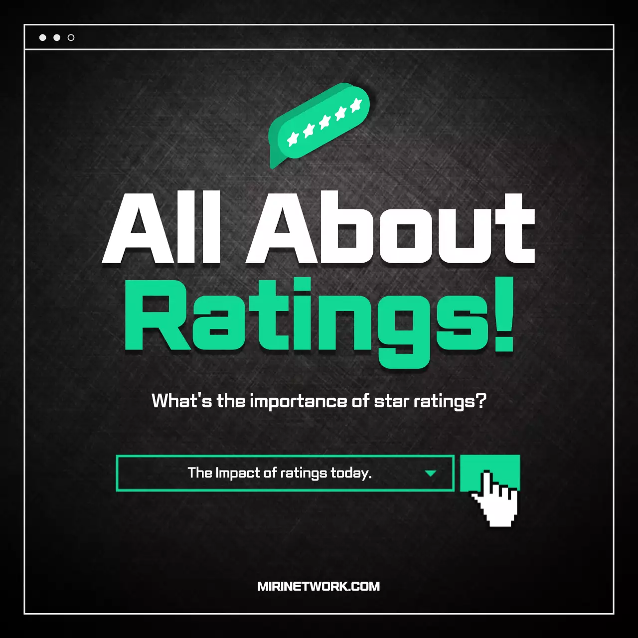 Black Modern Ratings Promotion Instagram Carousel