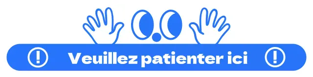 Design simple avec des illustrations bleues et blanches de l'œil et de la main pour des instructions détaillées.