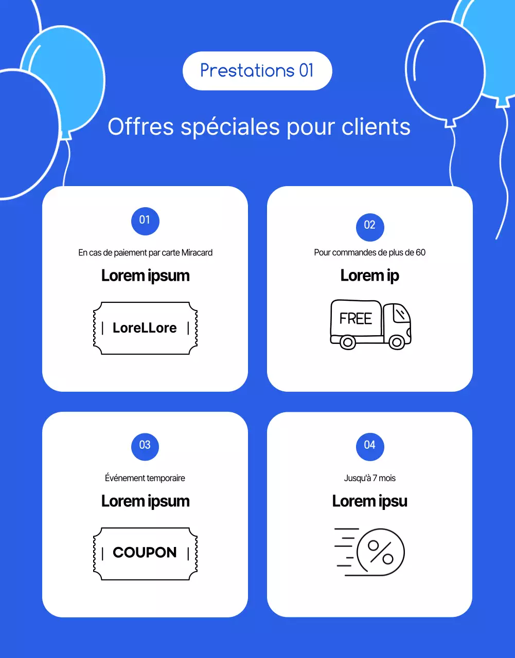 Illustration bleue à lignes épurées vente