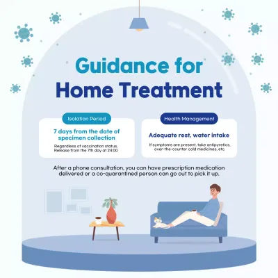 Blue Modern Health Guide Instagram Post