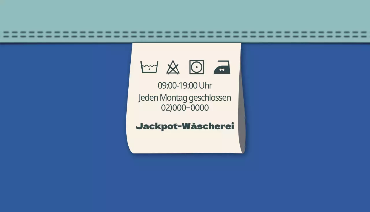 Jackpot-Wäscherei