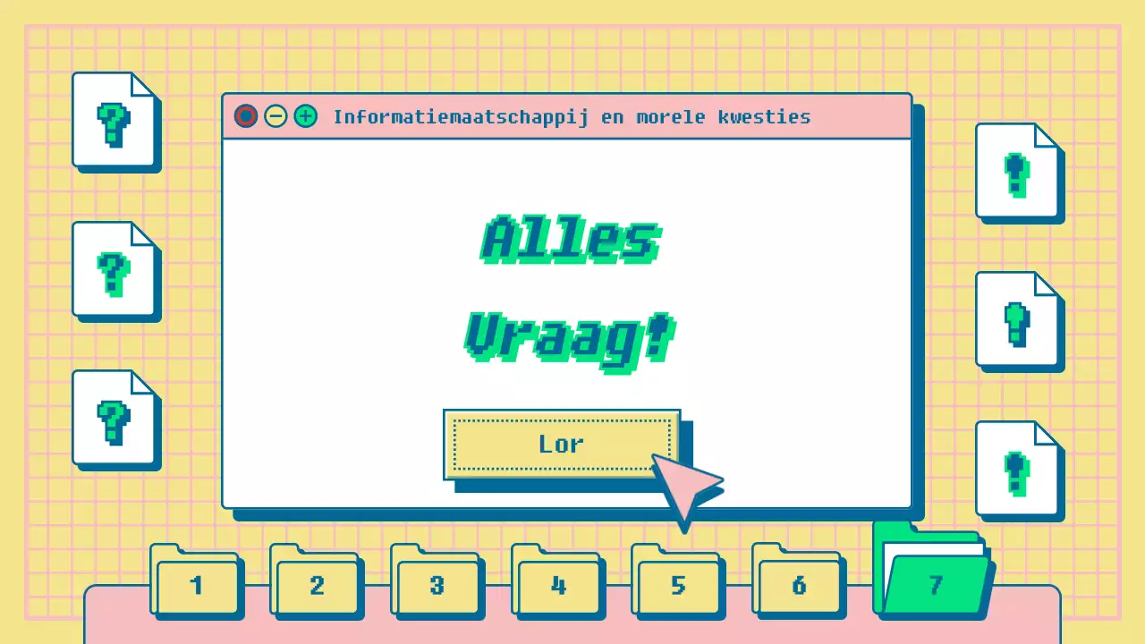 Prestatie-evaluatie presentatie van het concept van de gele en roze internetbrowser
