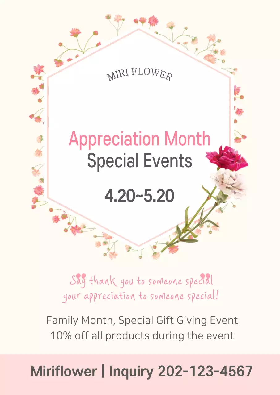 sự kiện tri ân màu hồng