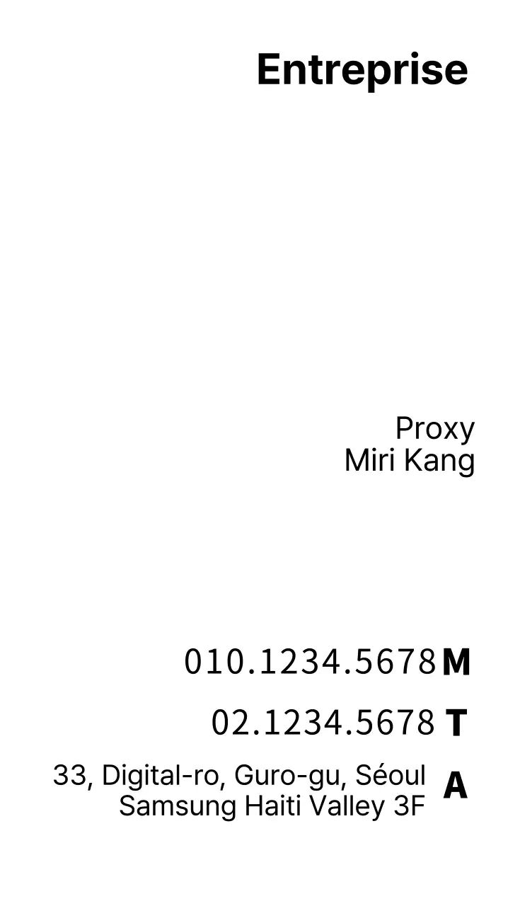 Carte de visite portrait d'entreprise4