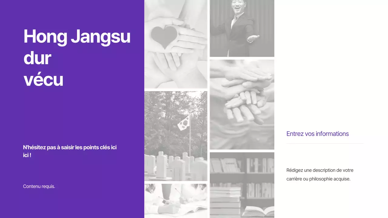 Présentations pour les élections