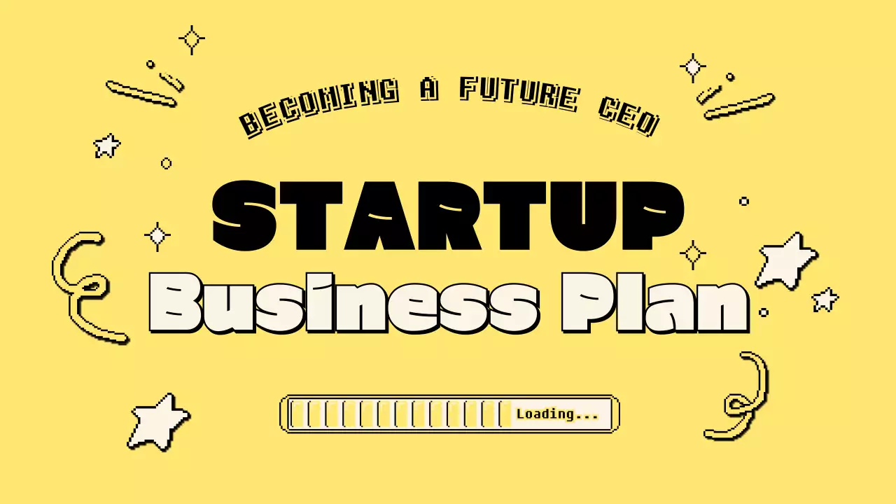 Yellow Retro Startup Guide Presentation