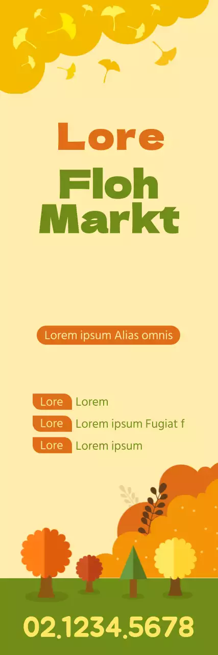 Herbstflohmarkt_Portrait Banner