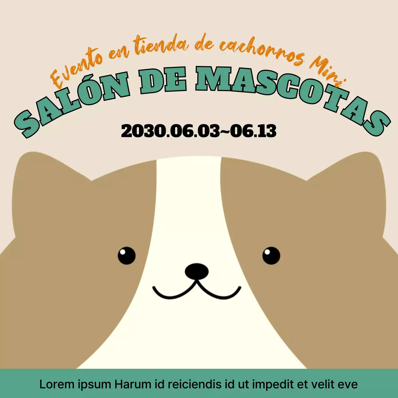 Menta, monada, tono de cachorro de peluquería canina