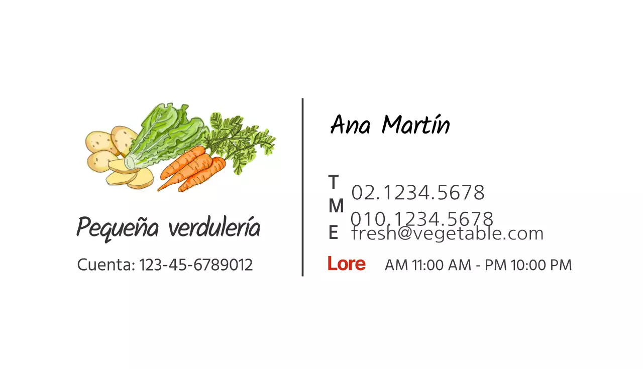 Pequeña verdulería