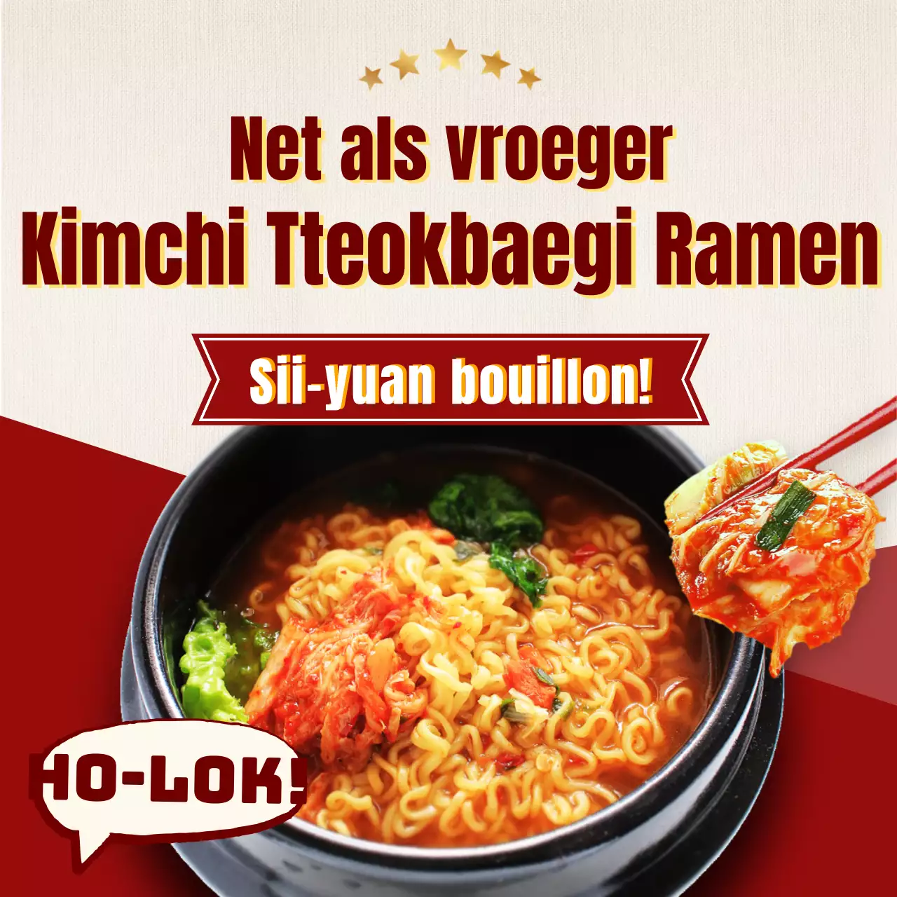 Koreaanse Kimchi Theepot Ramen Retro Thema