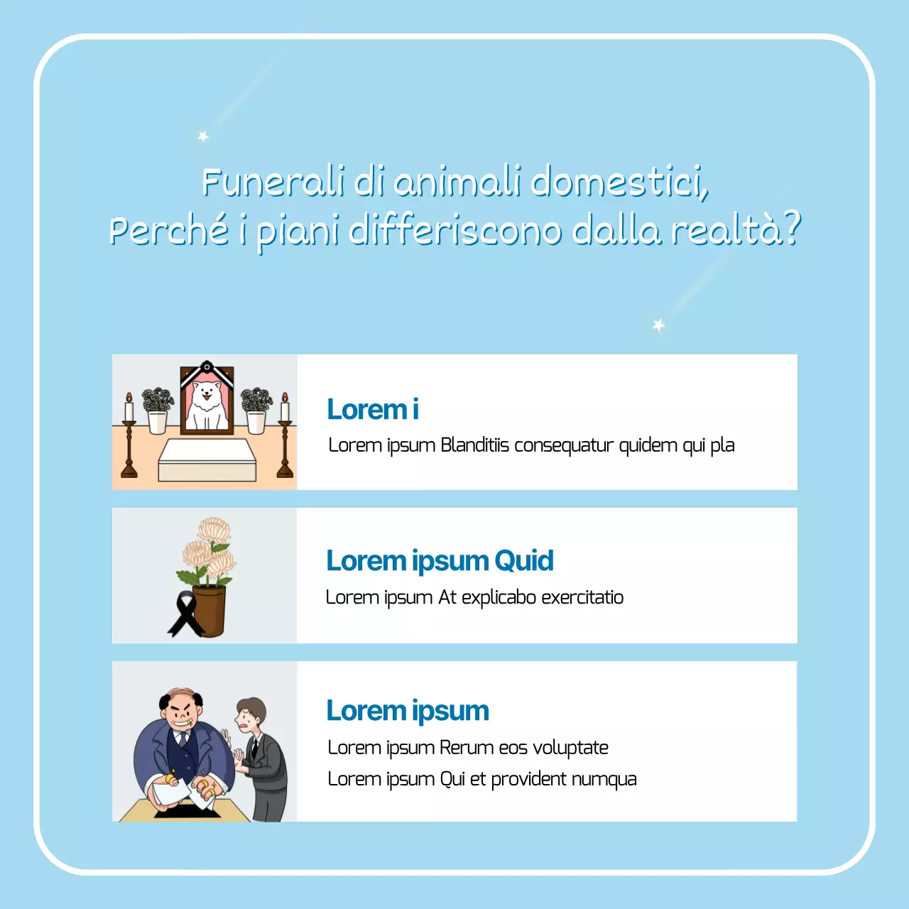 La storia di Petros con simpatiche illustrazioni blu