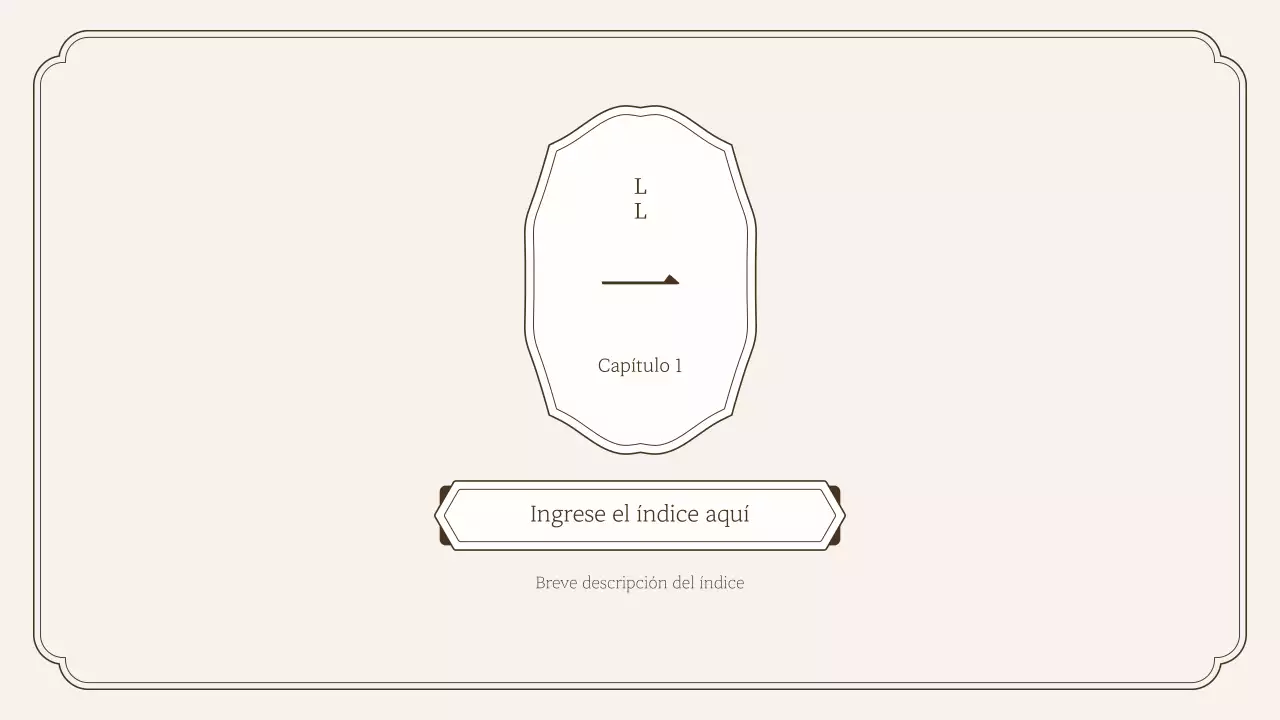 Kit de presentación sencillo de estilo oriental