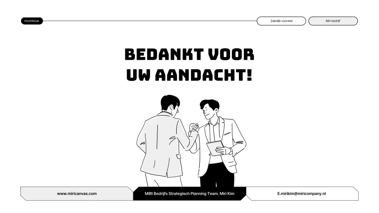 Een eenvoudig, schaalbaar voorstel met zwart-wit illustraties