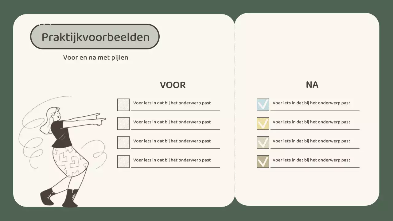Een groene en rustige conceptualisatiegids