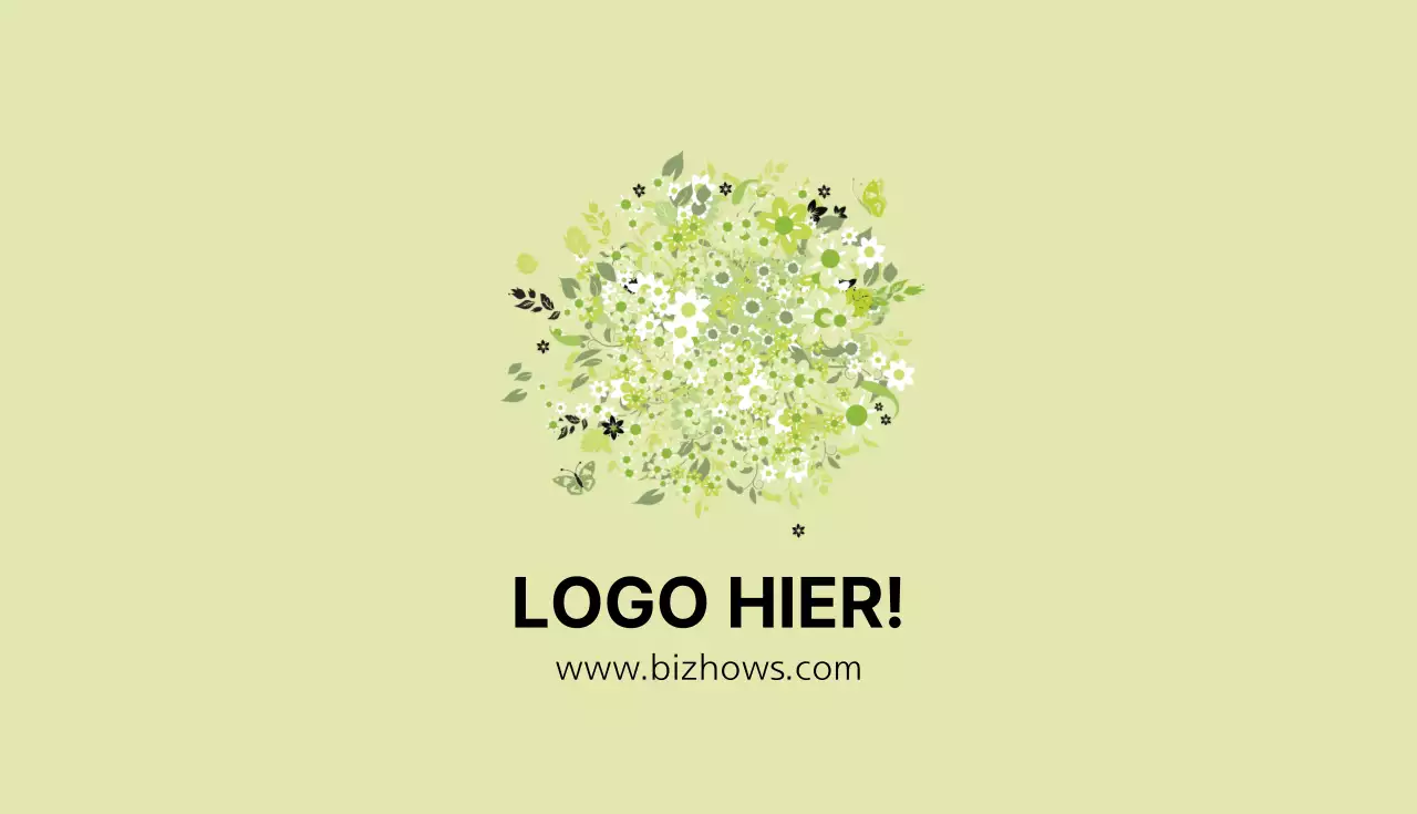 Jährliche blaue Visitenkarte