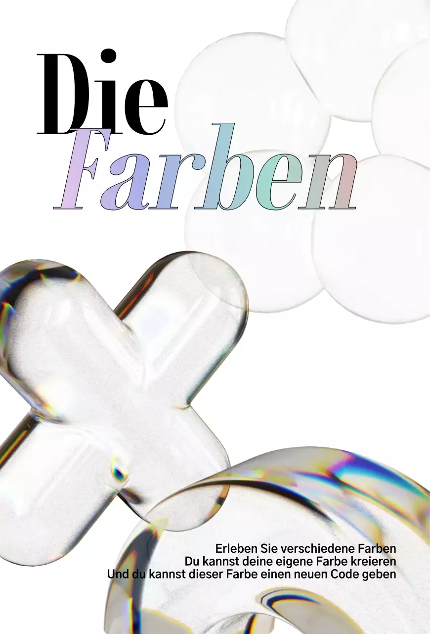 Schlicht gestaltete Pop-up-Shop-Ware mit weißen und schwarzen Glasobjekten