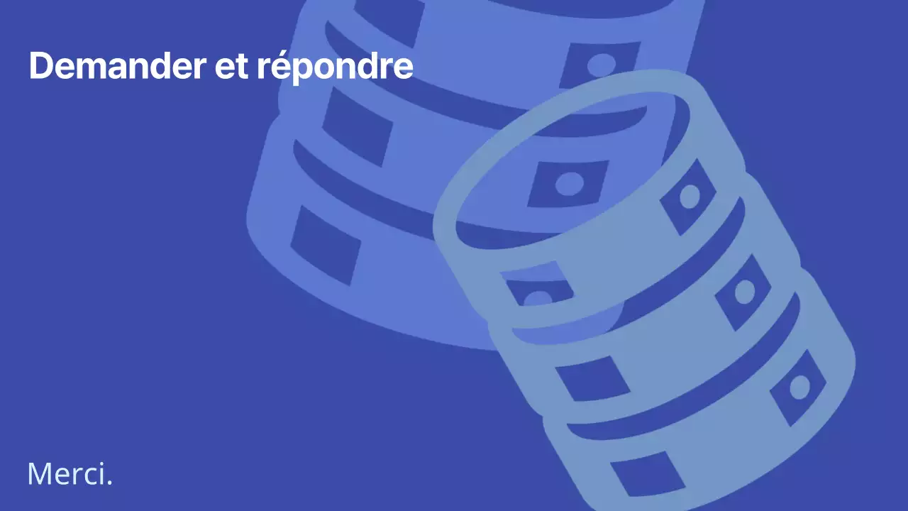 Présentation propre de l'évaluation des performances avec des carrés surlignés en bleu