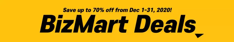 Banner promocional de ofertas em negrito amarelo