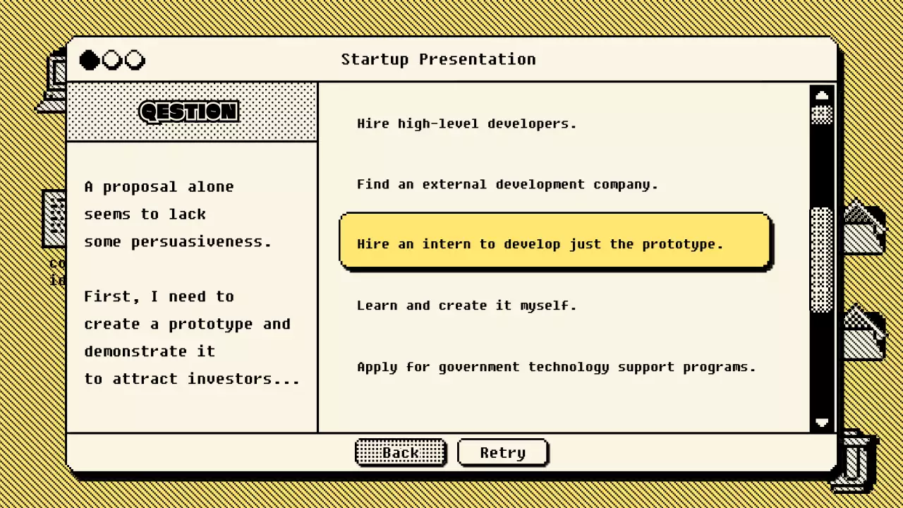 Yellow Retro Startup Guide Presentation