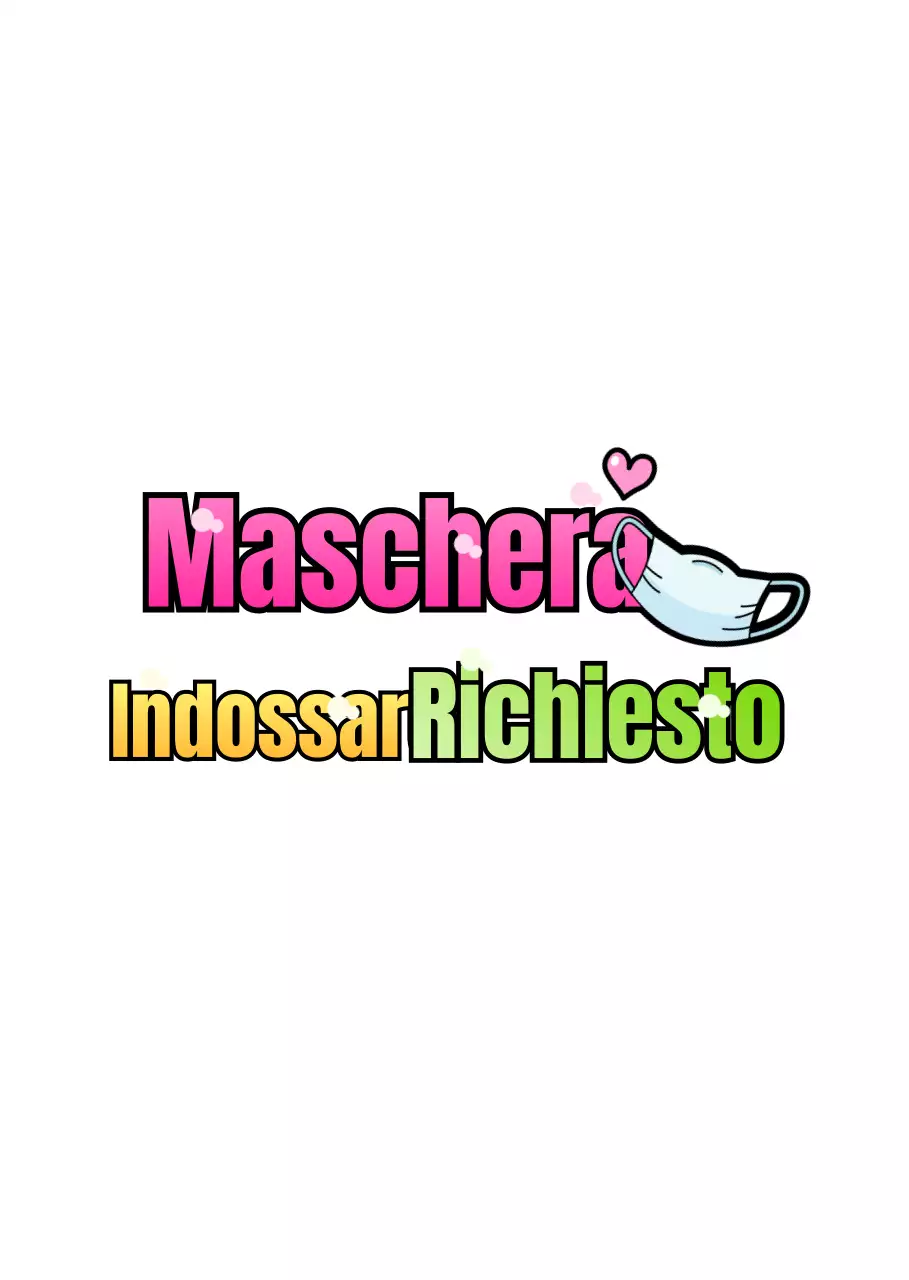 Indossare una maschera istruzioni in titoli sfumati