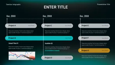 Teal Modern Project Schedule Infographic