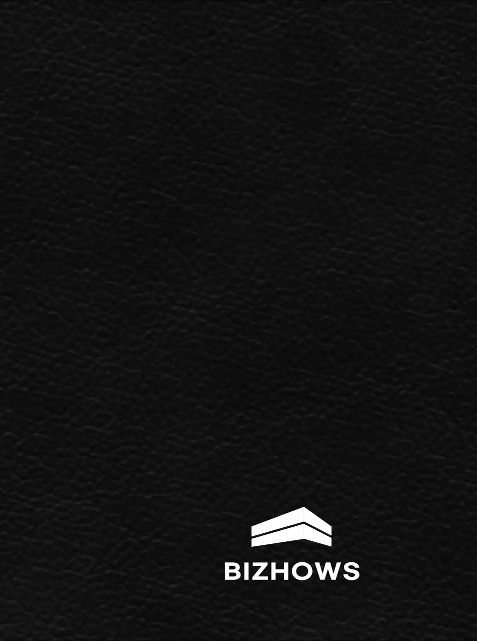 A corporate promotional piece with a clean building logo symbolic concept