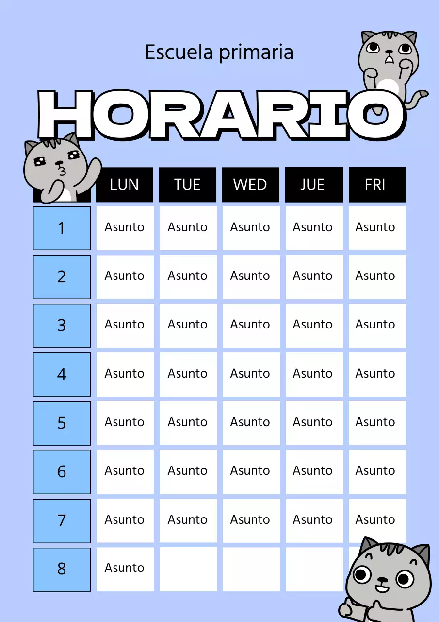 Horario escolar 03