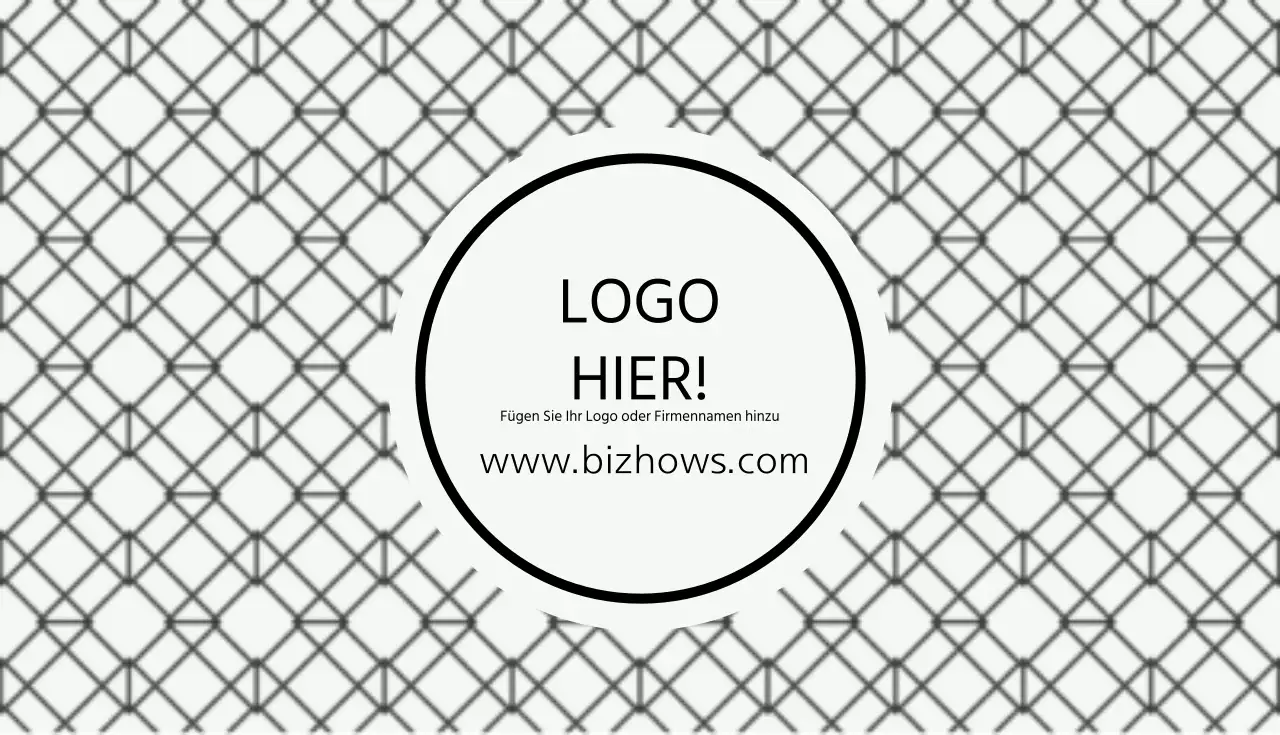 Gemusterte Visitenkarten