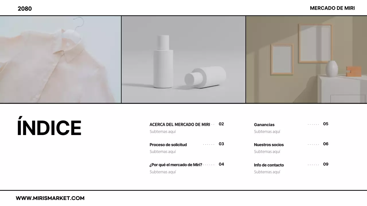 Guía para crear un mercado de colores