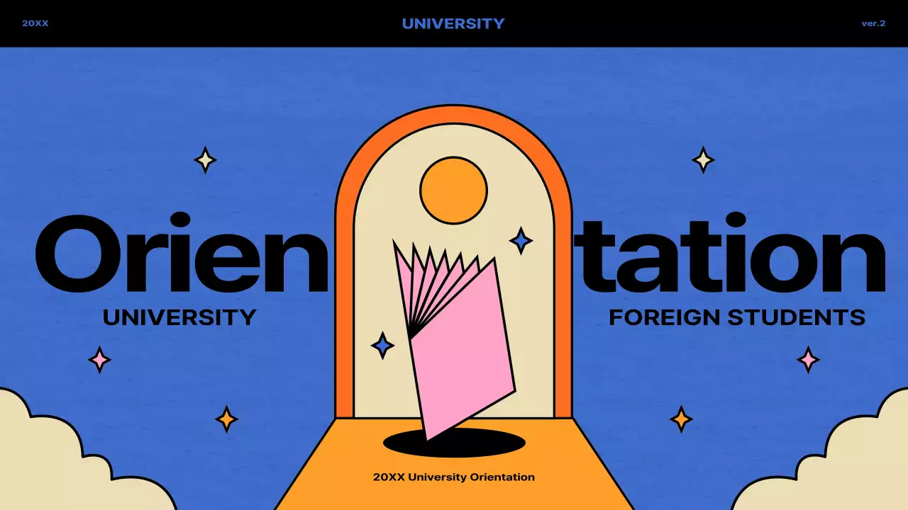 Blue Modern University Guide Presentation