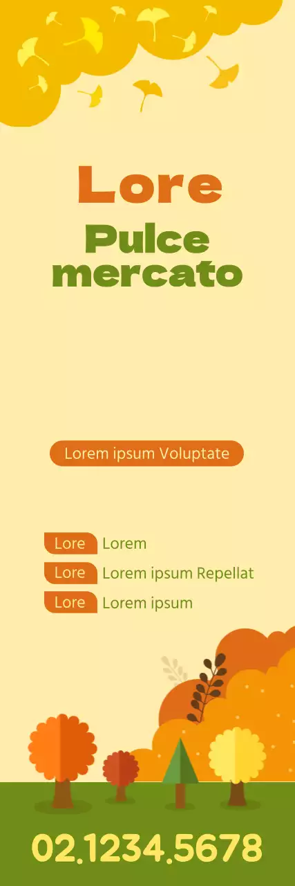 Mercato delle pulci d'autunno_Banner ritratto