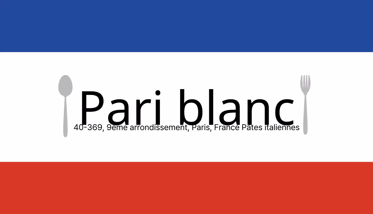 Restaurant de pâtes