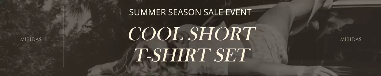 Beige Vintage Fashion Promotion Banner