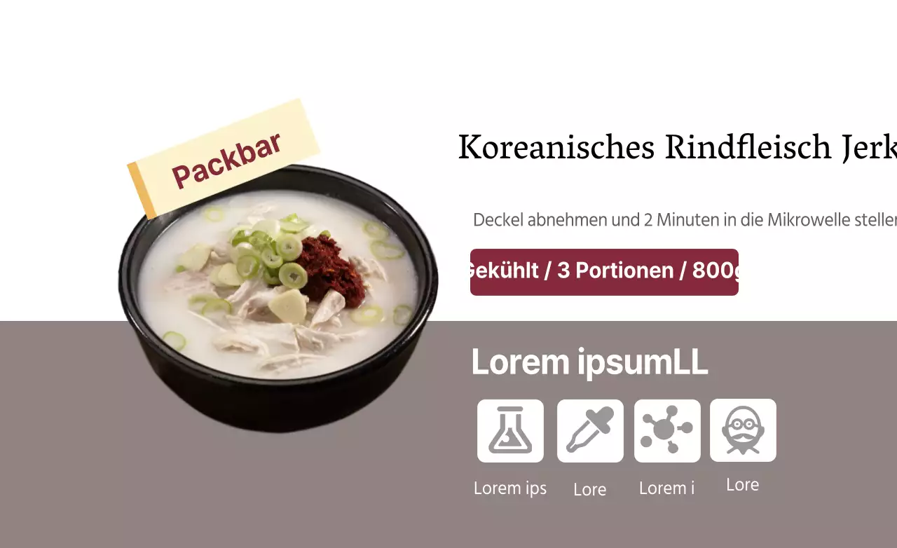 Koreanisches Rindfleisch Jerky